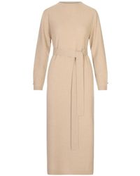 Fabiana Filippi - Belted Long-Sleeve Dress - Lyst