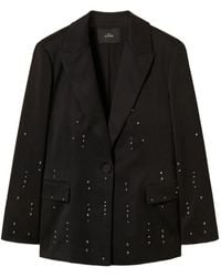 Twinset - Embellished Crystal Blazer - Lyst