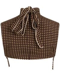 Philosophy Di Lorenzo Serafini - Polka-Dot High-Neck Cropped Top - Lyst