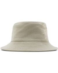 Burberry - Ekd Cotton-blend Bucket Hat - Lyst
