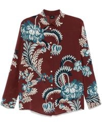 Etro - Hemd Mit Blumen-Print - Lyst