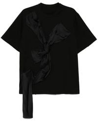JNBY - Bow-Embellished T-Shirt - Lyst