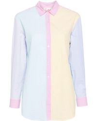 Mc2 Saint Barth - Brigitte Striped Cotton Shirt - Lyst
