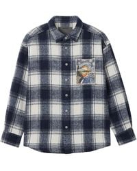 Musium Div. - Plaid-Pattern Patch Shirt - Lyst