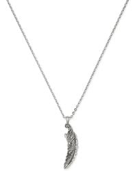 Emanuele Bicocchi - Piuma Pendant Necklace - Lyst