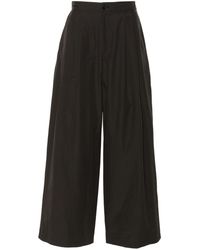 Amomento - Pleated Wide-leg Trousers - Lyst