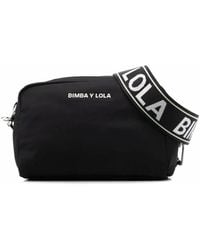 Bimba Y Lola - Kleine Schultertasche Mit Logo-Schild - Lyst