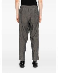 Barena - Elasticated Waistband Linen Trousers - Lyst