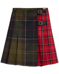 Barbour - Gillian Tartan Mini Skirt - Lyst