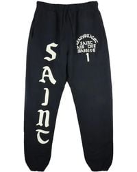 SAINT Mxxxxxx - It's Saint Logo-Print Track Pants - Lyst