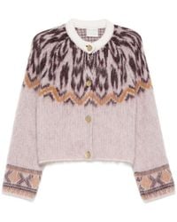Forte Forte - Patterned Button-Up Cardigan - Lyst