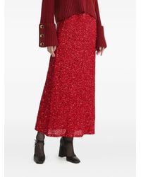Never Fully Dressed - Sequin-Embellished Midi Skirt - Lyst