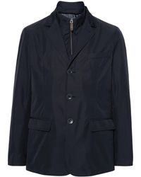 Herno - Byron Layered Single-Breasted Blazer - Lyst