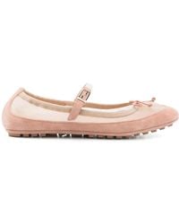Fendi - Ballerine Baguette - Lyst