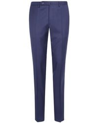 Incotex - Straight-Leg Wool Trousers - Lyst