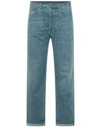 Tela Genova - Logo-Patch Straight-Leg Jeans - Lyst