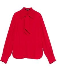 Luisa Cerano - Pussy-Bow Blouse - Lyst