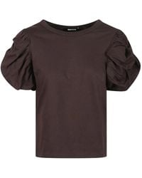 ROTATE BIRGER CHRISTENSEN - Puff-Sleeve T-Shirt - Lyst