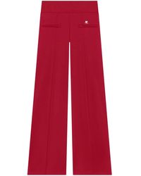 Courreges - Pressed Crease Track Pants - Lyst