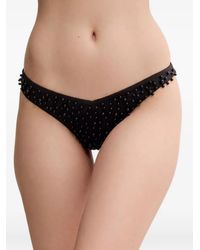 Guess - Bikinihöschen Mit Perlen - Lyst