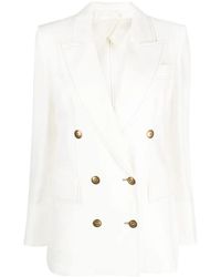 Max Mara - Double-Breasted Blazer Jacket - Lyst