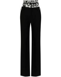 Loulou - Double-Waist Tailored Trousers - Lyst