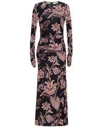 Cara Cara - Piermond Floral-Print Ruched Maxi Dress - Lyst