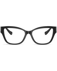 Versace - Medusa-Plaque Cat-Eye Frame Glasses - Lyst
