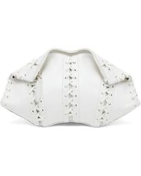 McQueen - Manta Lace-Up Clutch Bag - Lyst
