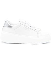 Twinset - Platform Leather Sneakers - Lyst