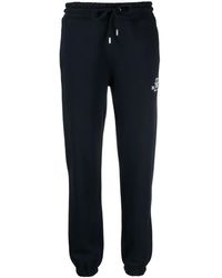 Tommy Hilfiger - Monogram-Embroidered Cotton Track Pants - Lyst