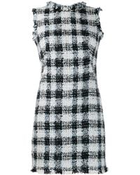McQueen - Bouclé Tweed Mini Dress - Lyst