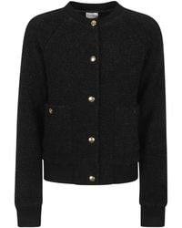 Moncler - Bouclé-Knit Button-Up Cardigan - Lyst