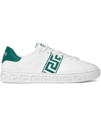 Versace - Sneakers Mit Greca-Stickerei - Lyst
