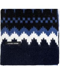 Canada Goose - Écharpe En Maille Fair Isle - Lyst
