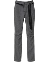 OTTOLINGER - Belted Panelled Trousers - Lyst
