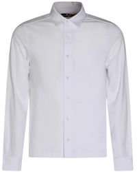 K-Way - Long-Sleeve Button-Down Cotton Shirt - Lyst