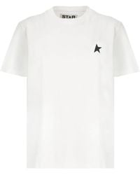 Golden Goose - Star-Logo Cotton T-Shirt - Lyst