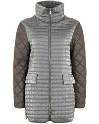 Moorer - Doride-P Quilted High-Neck Single Breasted Coat - Lyst