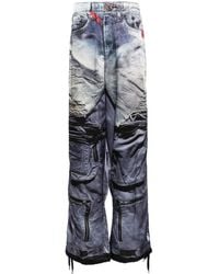 Maison Mihara Yasuhiro - X T.A.T.A Trompe-L'Oeil Archive Printed Trousers - Lyst
