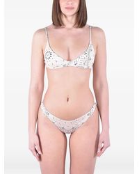MC2 Saint Barth - Haut De Bikini Paloma À Imprimé Cachemire - Lyst