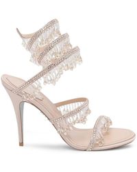 Rene Caovilla - Sandales Jahanara À Ornements En Cristal - Lyst