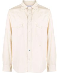 Jacob Cohen - Logo-embroidery Corduroy Cotton Shirt - Lyst