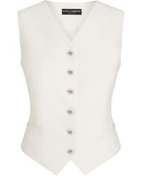 Dolce & Gabbana - Chaleco Con Botones - Lyst