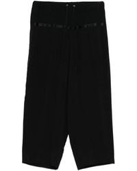 Undercover - Cropped Broek Met Lint - Lyst