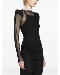 Rick Owens - "Helm Top" T-Shirt - Lyst
