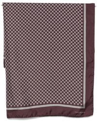 Tagliatore - Foulard En Soie À Motif Géométrique - Lyst