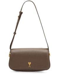 Ami Paris - Cowhide-Leather Paris Paris Shoulder Bag - Lyst