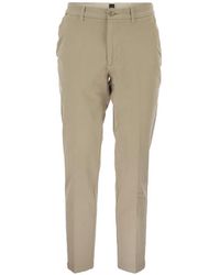 BOSS - Slim-Fit Chino Trousers - Lyst