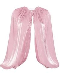 Costarellos - Draped Gathered Jacket - Lyst